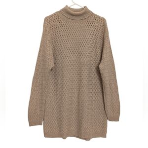 Tesori Cashmere Cotton Cozy Knit Sweater Tunic